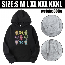Labubu Anime printed hooded sw...