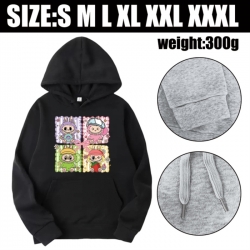 Labubu Anime printed hooded sw...