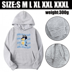Bluey Anime printed hooded swe...