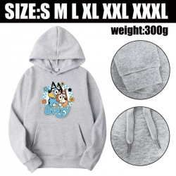 Bluey Anime printed hooded swe...