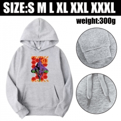EVA Anime printed hooded sweat...
