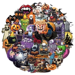 Halloween Doodle stickers Wate...
