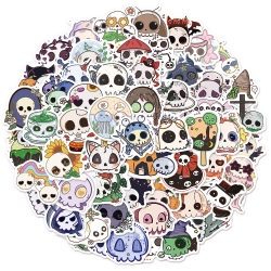 Halloween Doodle stickers Wate...