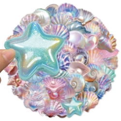 Laser shell Doodle stickers Wa...