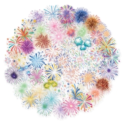 Festival Fireworks Doodle stic...