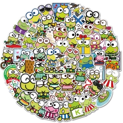 Big eyed frog Doodle stickers ...