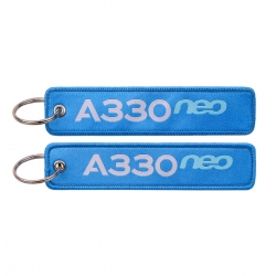 Double sided color woven label...