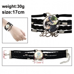 Black Clover Anime bracelet mu...