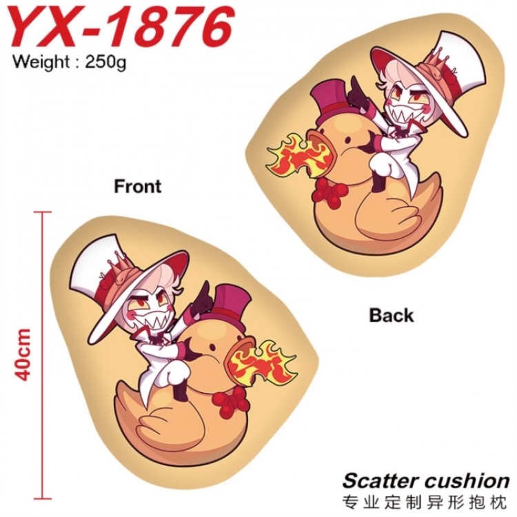 Hazbin Hotel Anime Alien Double sided Printed Pillow 40cm