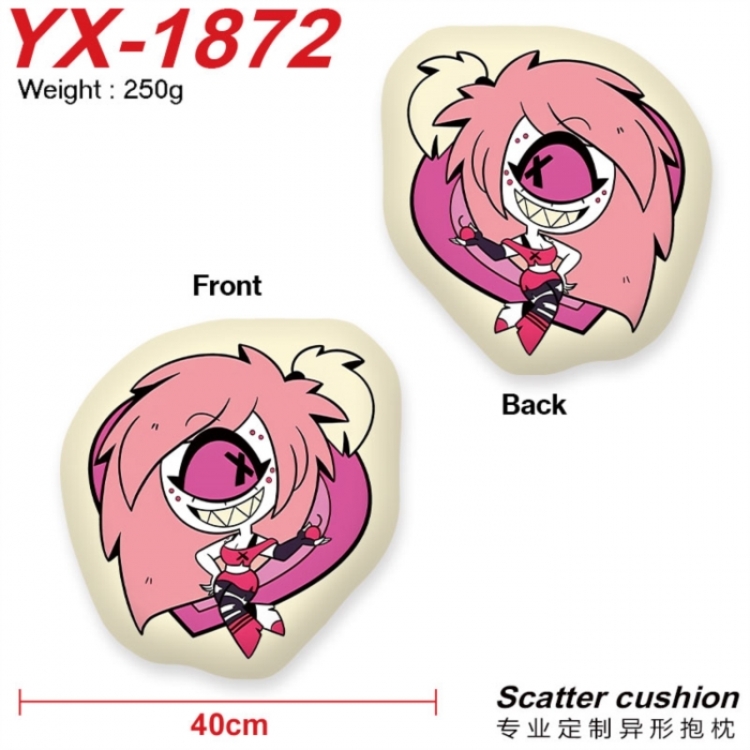 Hazbin Hotel Anime Alien Double sided Printed Pillow 40cm