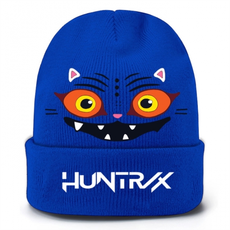 K-Pop Demon Hunters Anime peripheral colorful knitted hat