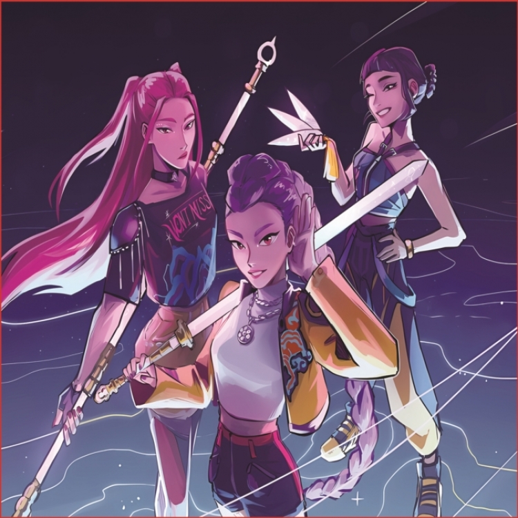 K-Pop Demon Hunters Anime Full Color Printing Mouse Pad Unlocked 20X24cm price for 5 pcs