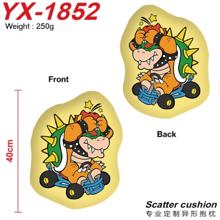 Super Mario Anime Alien Double sided Printed Pillow 40cm