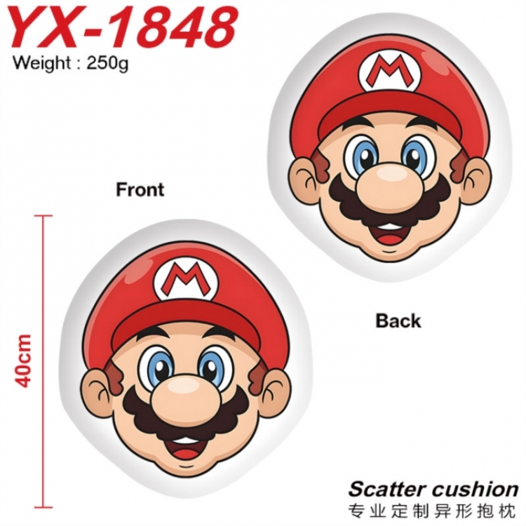 Super Mario Anime Alien Double sided Printed Pillow 40cm