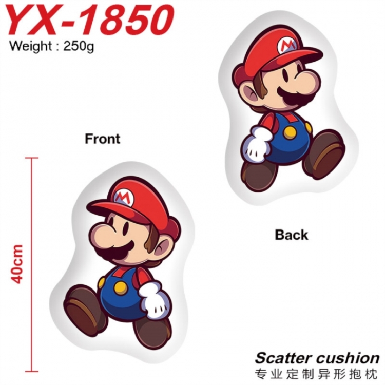 Super Mario Anime Alien Double sided Printed Pillow 40cm