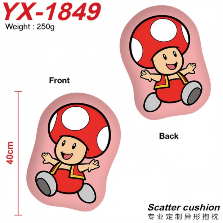 Super Mario Anime Alien Double sided Printed Pillow 40cm