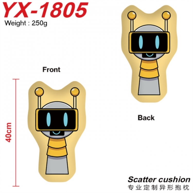 Sprunki Anime Alien Double sided Printed Pillow 40cm