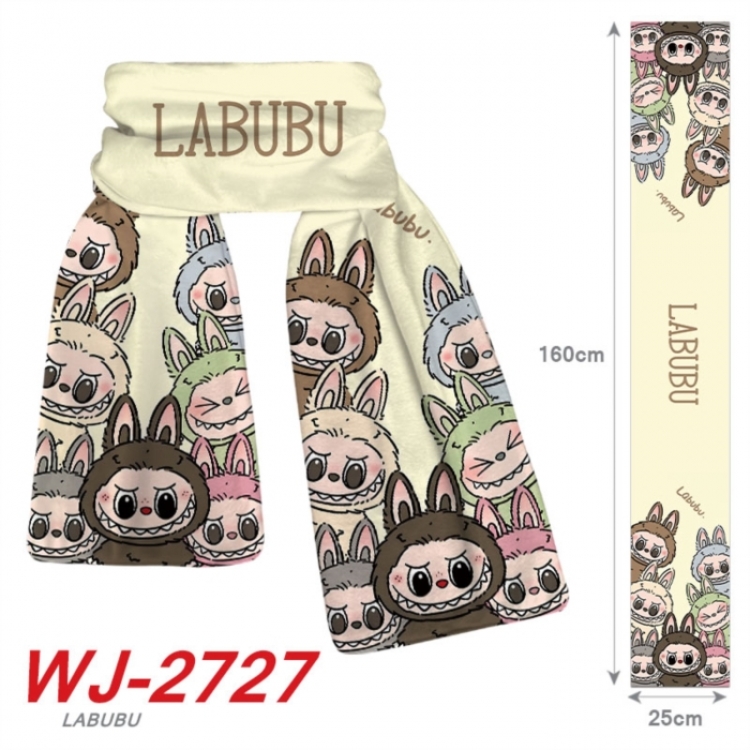 Labubu Anime Plush Impression Scarf Neck 25x160cm