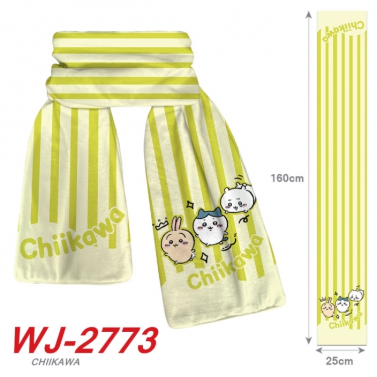 Chiikawa Anime Plush Impression Scarf Neck 25x160cm