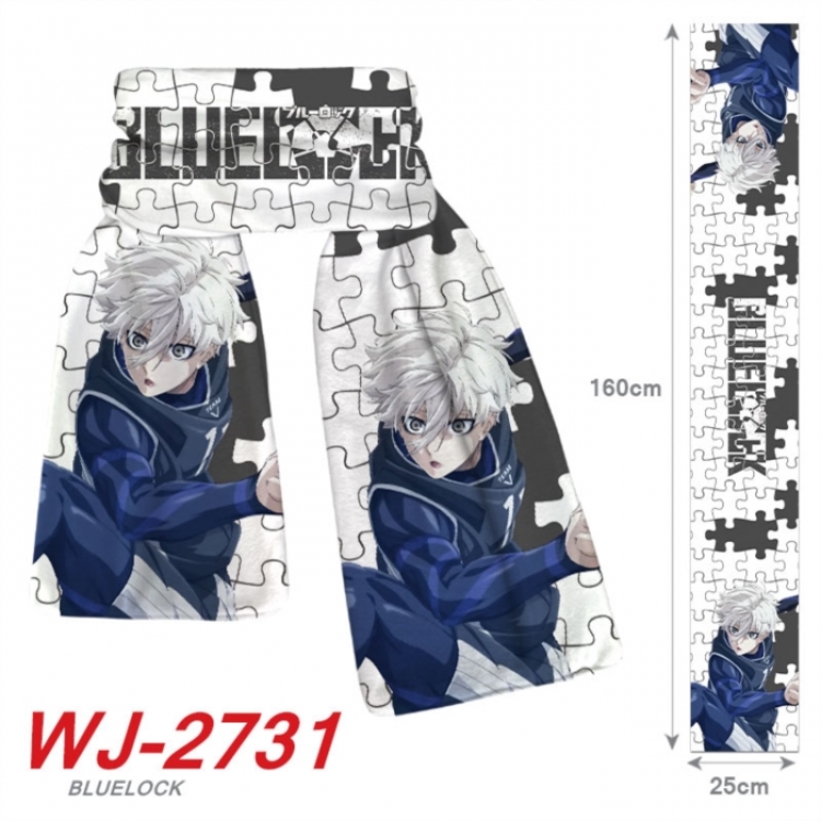 BLUE LOCK Anime Plush Impression Scarf Neck 25x160cm