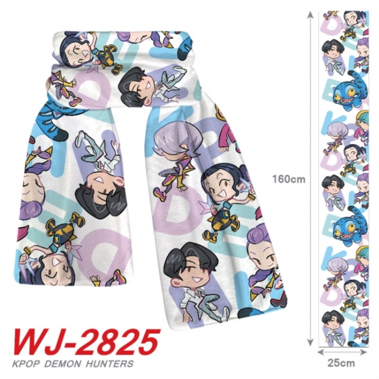 K-Pop:Demon Hunters Anime Plush Impression Scarf Neck 25x160cm