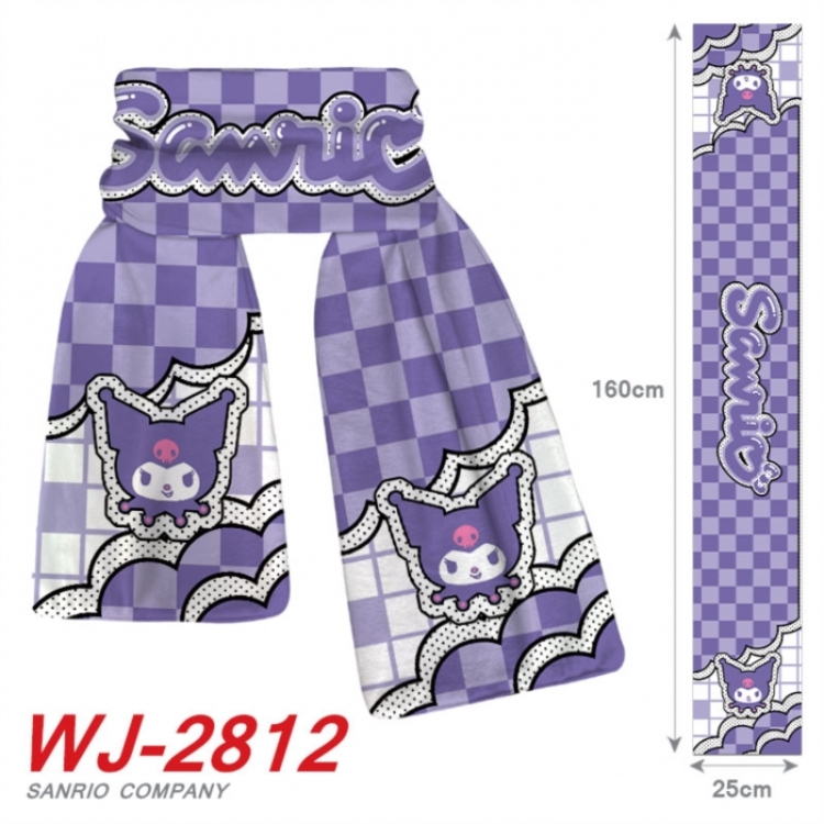 Sanrio Anime Plush Impression Scarf Neck 25x160cm