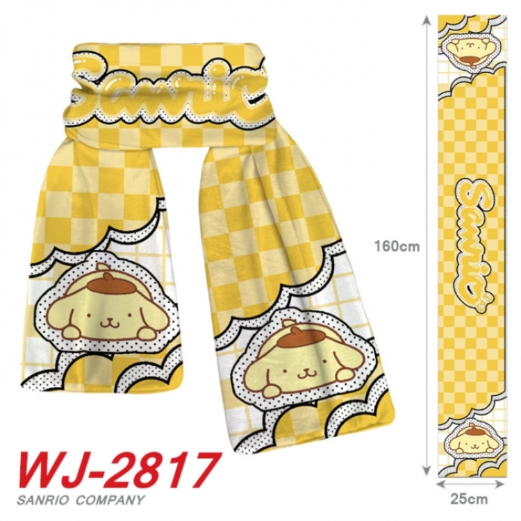 Sanrio Anime Plush Impression Scarf Neck 25x160cm