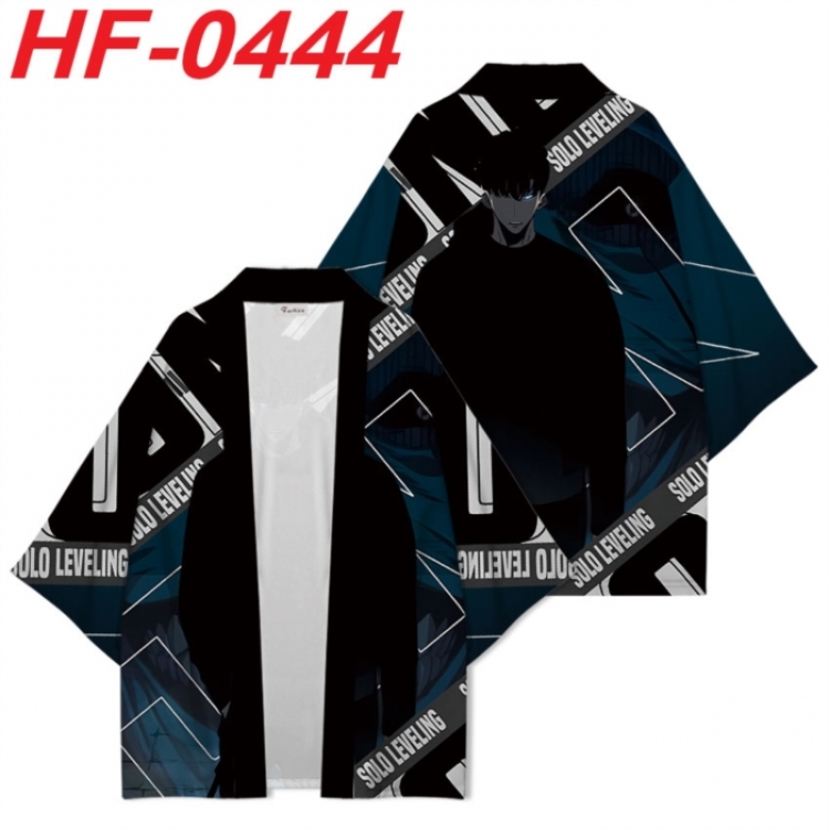 Solo Leveling:Arise Anime digital printed French velvet kimono top from S to 4XL 