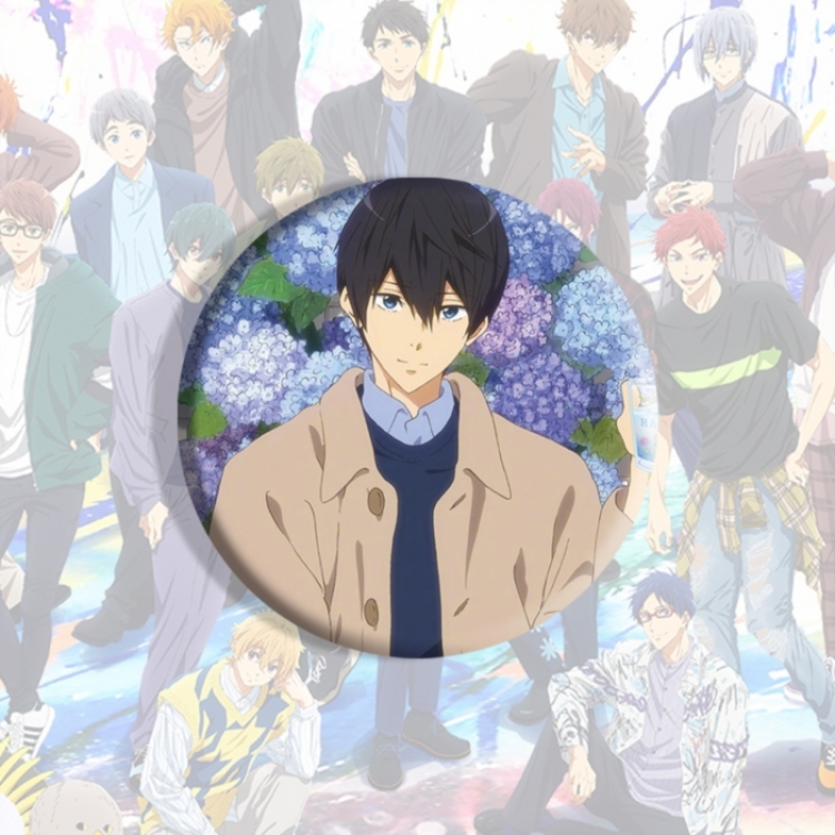 Free! Anime tinplate brooch badge price for 5 pcs