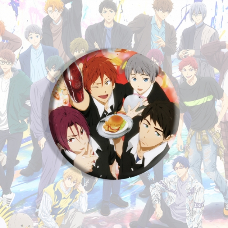 Free! Anime tinplate brooch badge price for 5 pcs