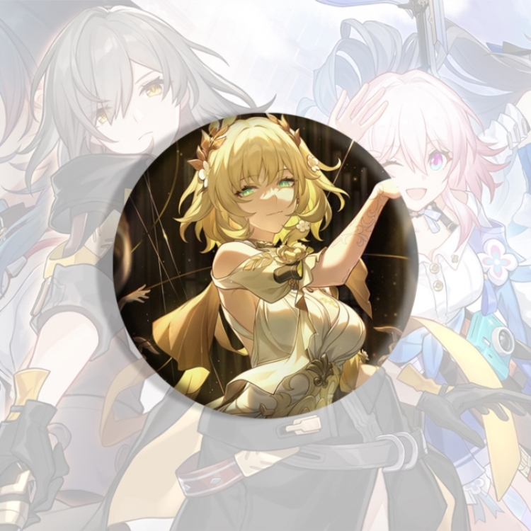  Honkai: Star Rail Anime tinplate brooch badge price for 5 pcs