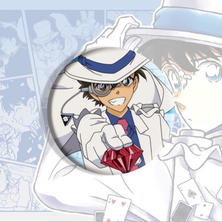 Detective conan Anime tinplate brooch badge price for 5 pcs