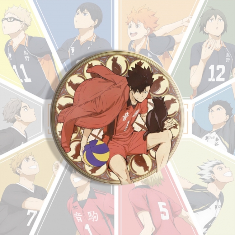Haikyuu!! Anime tinplate brooch badge price for 5 pcs