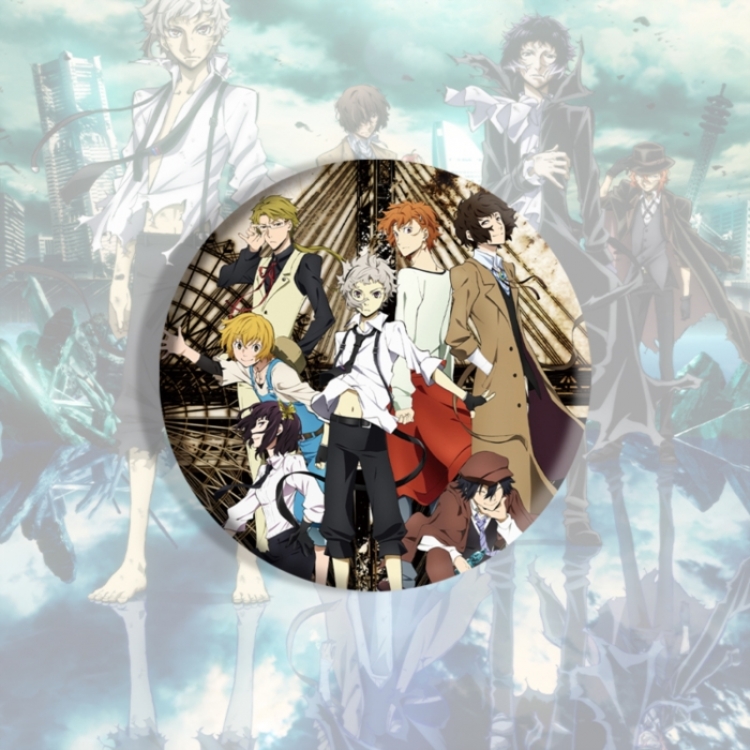 Bungo Stray Dogs Anime tinplate brooch badge price for 5 pcs