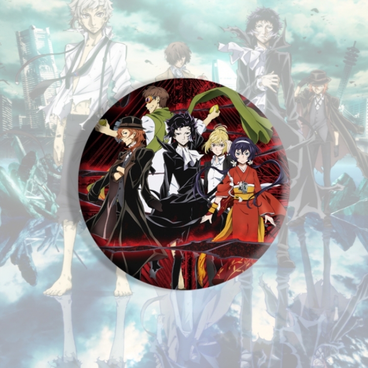 Bungo Stray Dogs Anime tinplate brooch badge price for 5 pcs