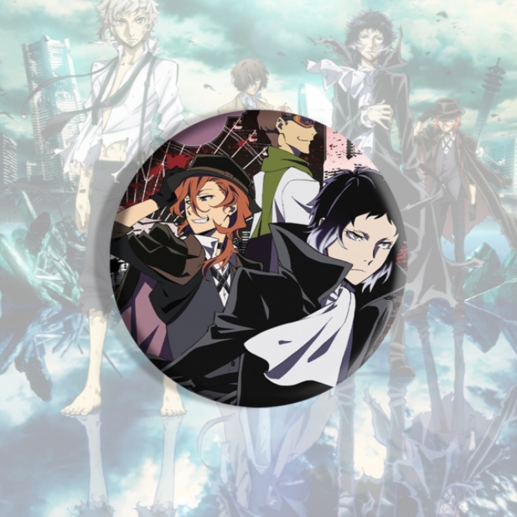 Bungo Stray Dogs Anime tinplate brooch badge price for 5 pcs