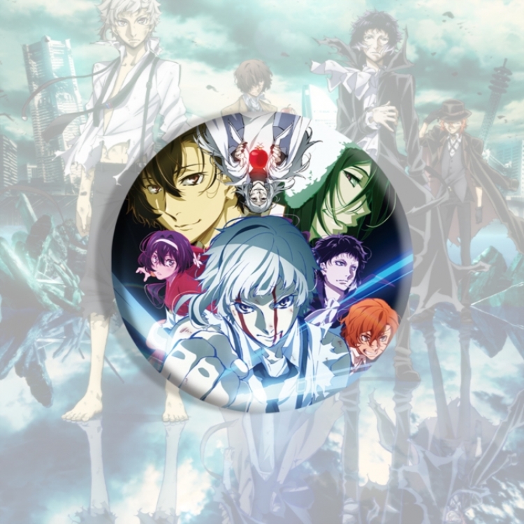 Bungo Stray Dogs Anime tinplate brooch badge price for 5 pcs
