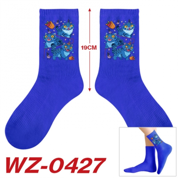K-Pop:Demon Hunters Anime printing medium sock tube height 19cm price for  5 pairs