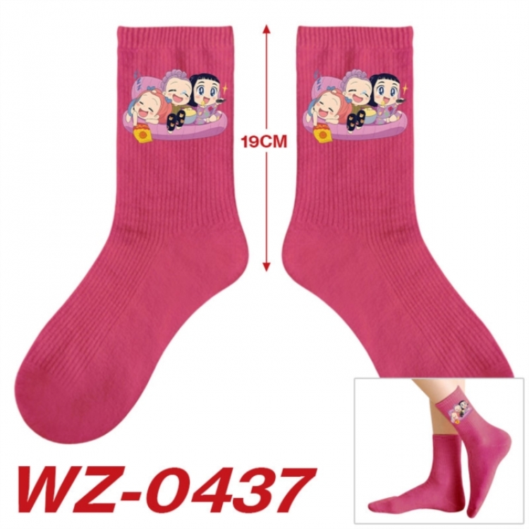 K-Pop:Demon Hunters Anime printing medium sock tube height 19cm price for  5 pairs