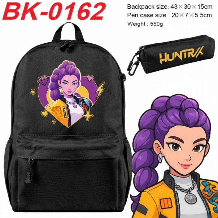 K-Pop:Demon Hunters Anime backpack pencil case set backpack 43X35X15CM