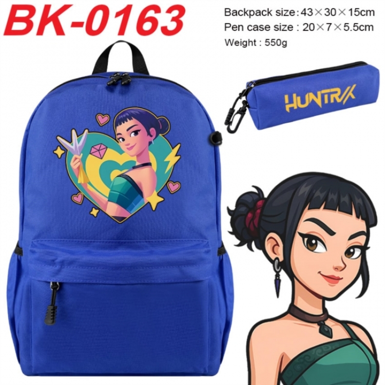 K-Pop:Demon Hunters Anime backpack pencil case set backpack 43X35X15CM