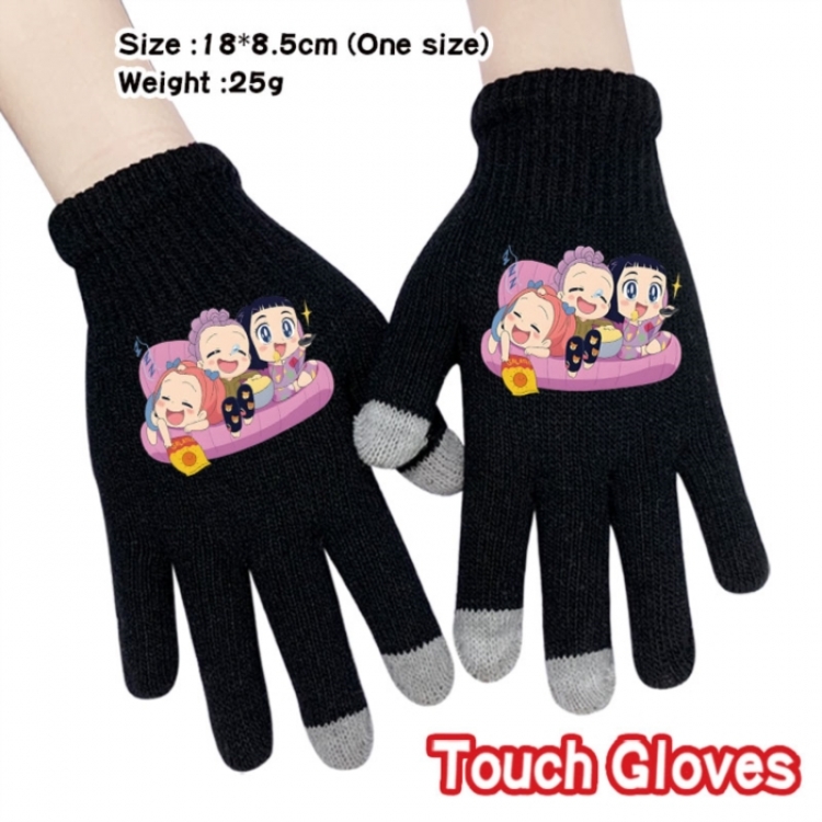 K-Pop:Demon Hunters Anime touch screen knitting all finger gloves 18X8.5CM