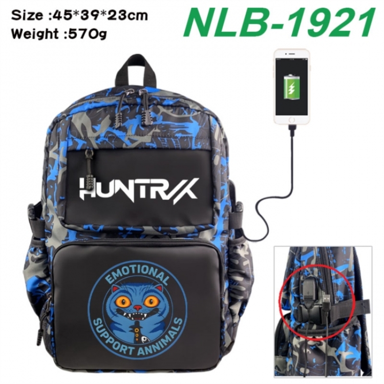 K-Pop:Demon Hunters Anime waterproof nylon camouflage backpack School Bag 45X39X23CM