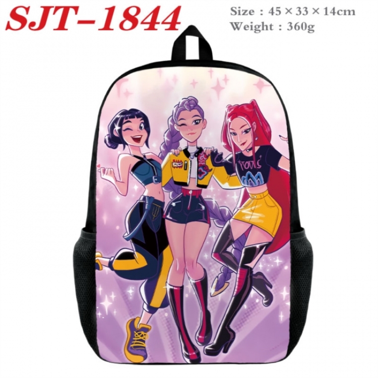 K-Pop:Demon Hunters Anime nylon canvas backpack student backpack 45x33x14cm