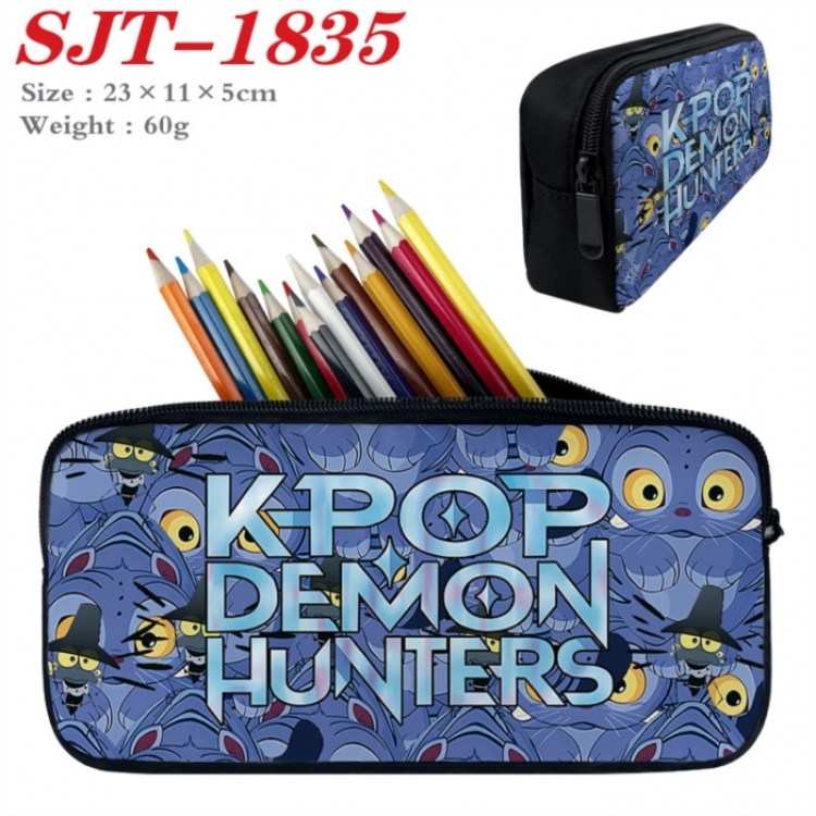 K-Pop:Demon Hunters Anime nylon student pencil case 23x11x5cm 