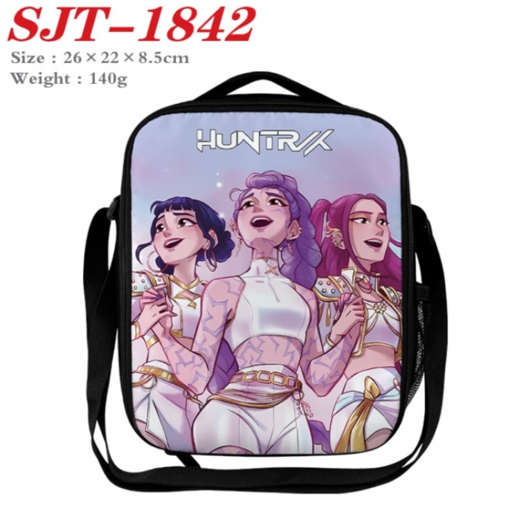 K-Pop:Demon Hunters Anime Lunch Bag Crossbody Bag 26x22x8.5cm 