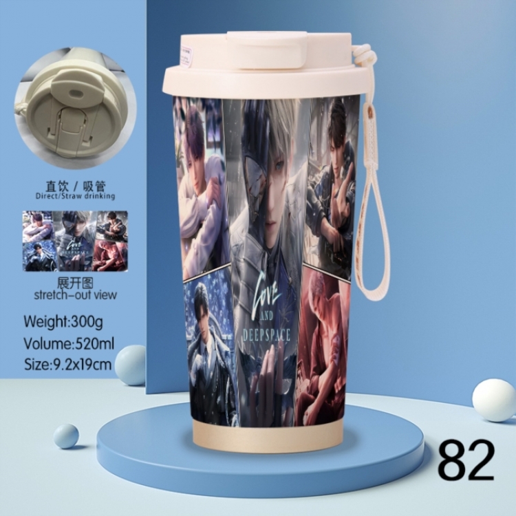 Love and Deepspace Anime peripheral stainless steel coffee cup 520ML
