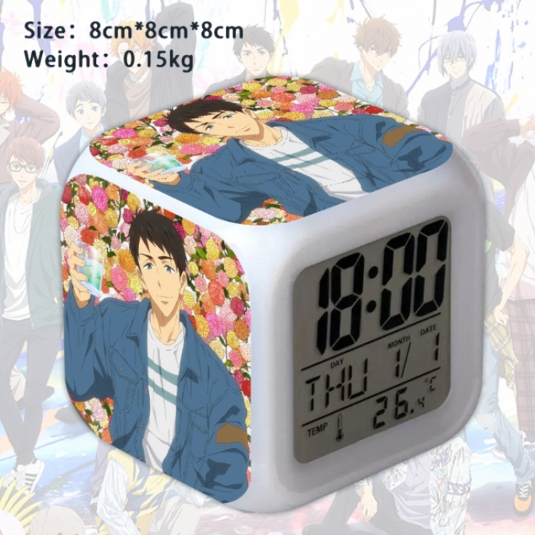 Free! Anime Square Alarm Clock 8x8x8cm
