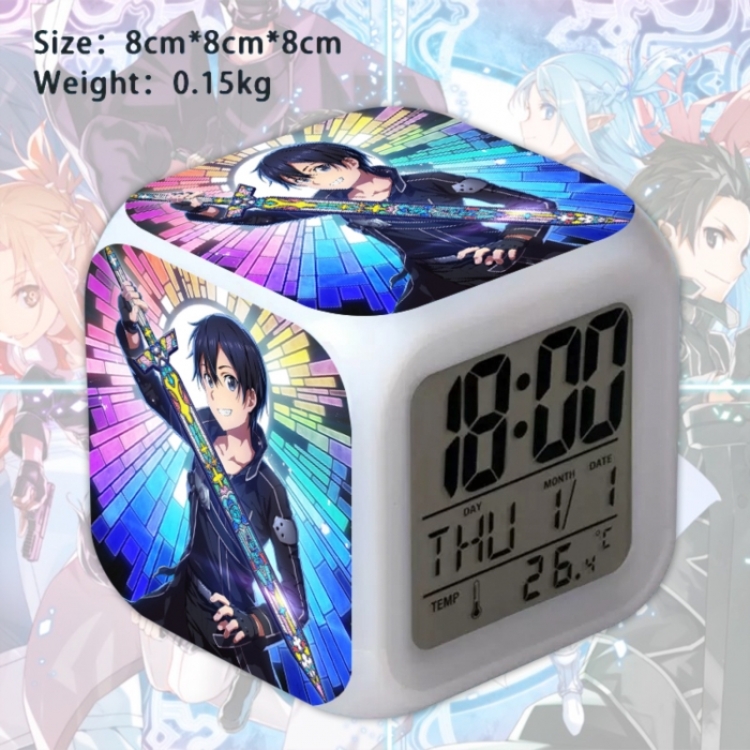 Sword Art Online Anime Square Alarm Clock 8x8x8cm