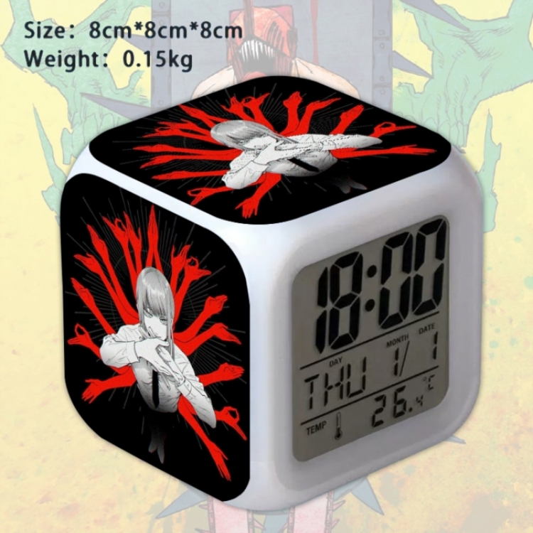 Chainsaw Man Anime Square Alarm Clock 8x8x8cm